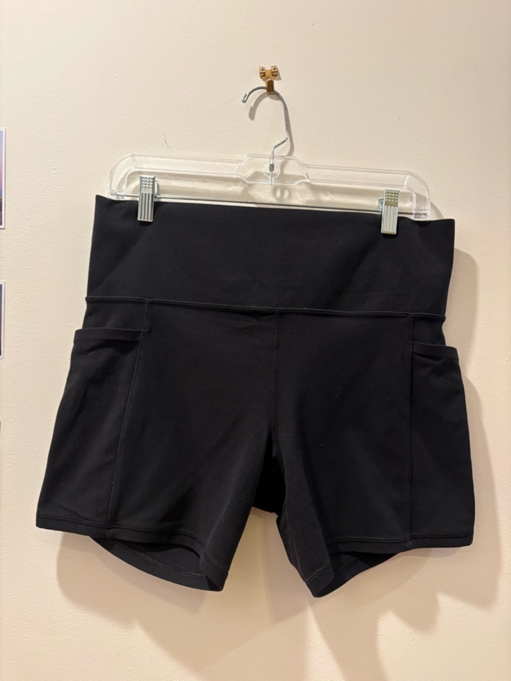 Athleta Salutation Stash High-Rise Bike Shorts with Side Pockets